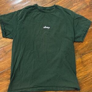 Obey M Men's Dark/Forrest Green Tee